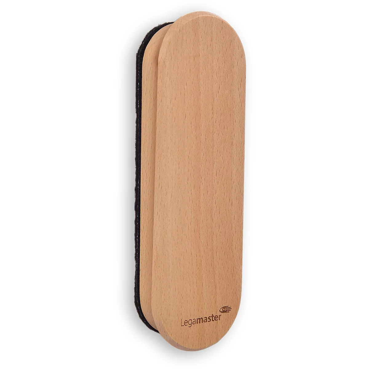 Whiteboardlöscher Legamaster WOODEN, magnetisch, austauschbare Pads, B 45 x T 30 x H 150 mm, Buchenholz, braun